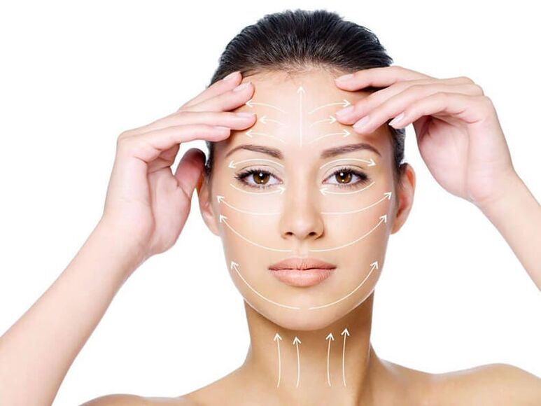 How to apply the product to the skin of the face