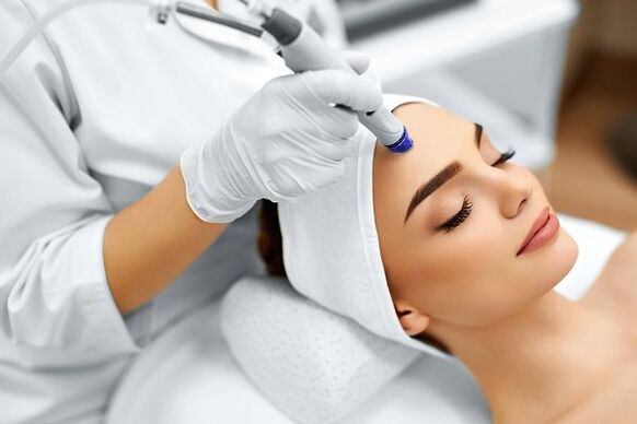 The girl is done by the rejuvenation procedure