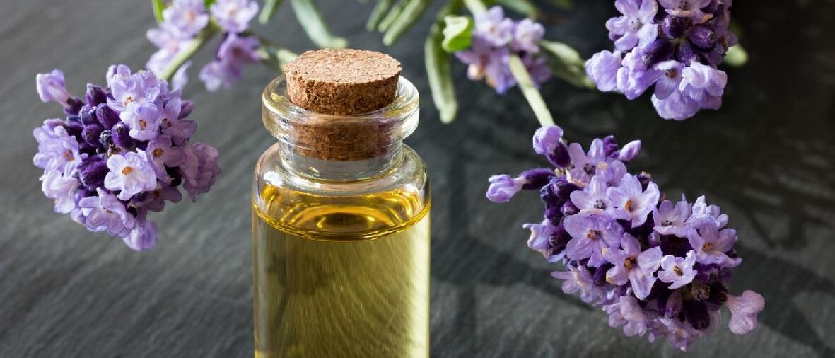 Lavender oil gives a beautiful complexion